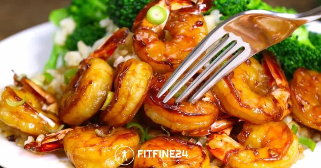 Save Print Honey Garlic Shrimp Stir-Fry | FitFine24 Tonight I made a terrific recipe that did not take long at all and the dinner was amazing!