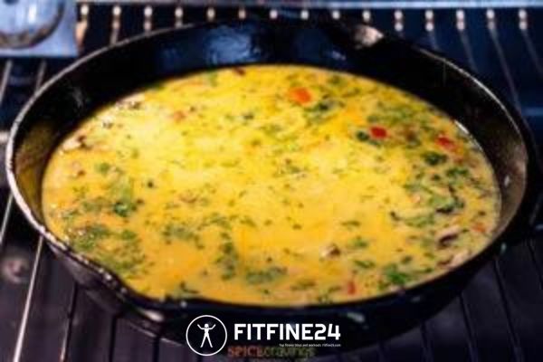 Rainbow Veggie Frittata | FitFine24 quick meal, top in protein