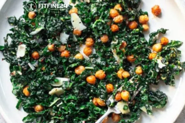 Roasted chickpea and kale salad | FitFine24 - healthy and tasty fitness recipe