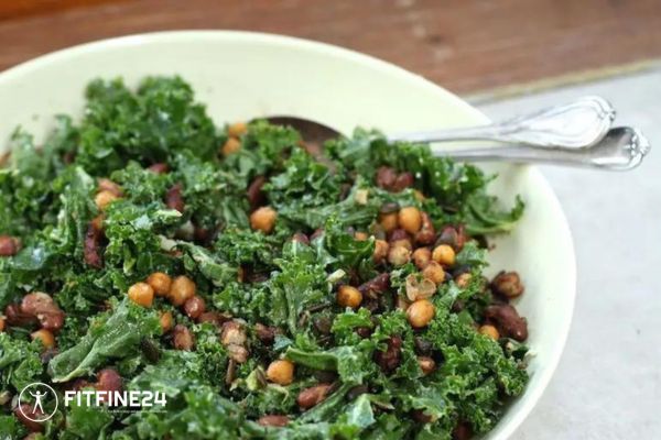 Roasted chickpea and kale salad | FitFine24 - healthy and tasty fitness recipe