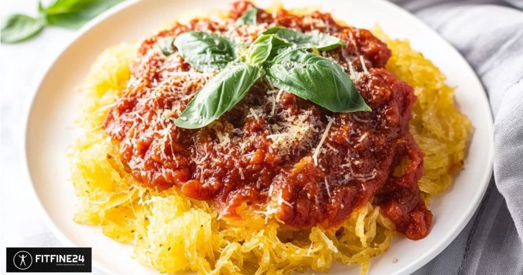 Fitfine24 - "Heavenly feelings" — Spaghetti Squash with Marinara Sauce Recipe | Fit and Healthy