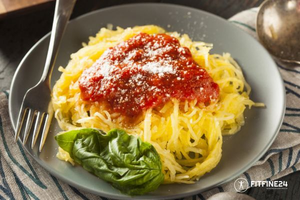 Fitfine24 - "Heavenly feelings" — Spaghetti Squash with Marinara Sauce Recipe | Fit and Healthy