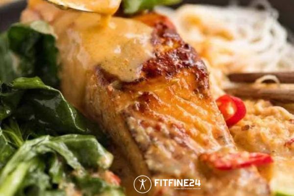 Healthy Fats, and fantastic Flavor heaven-coconut-lime Grilled Salmon Recipe. Healthful Fats are the GOOD Fats via fitfine24